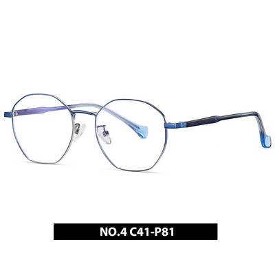 UVLAIK Modni okviri za naočale protiv plave svjetlosti Ženske retro umjetničke okvire za naočale Muškarci Studenti Kratkovidnost Dioptrijske naočale Ravno ogledalo