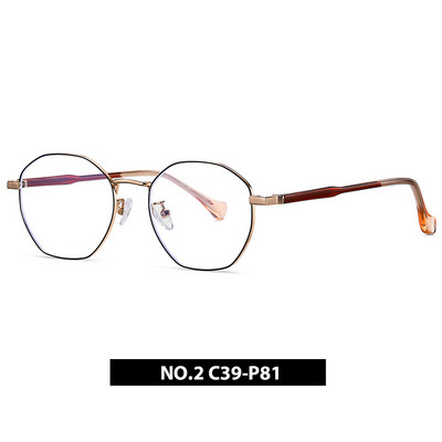 UVLAIK Modni okviri za naočale protiv plave svjetlosti Ženske retro umjetničke okvire za naočale Muškarci Studenti Kratkovidnost Dioptrijske naočale Ravno ogledalo