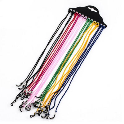 12kom Mješoviti/crni Žene Muškarci Protuklizne naočale Sunčane naočale Držač lančića Držač naočala Držač uzice Remen za oko vrata Uže Dodaci za naočale