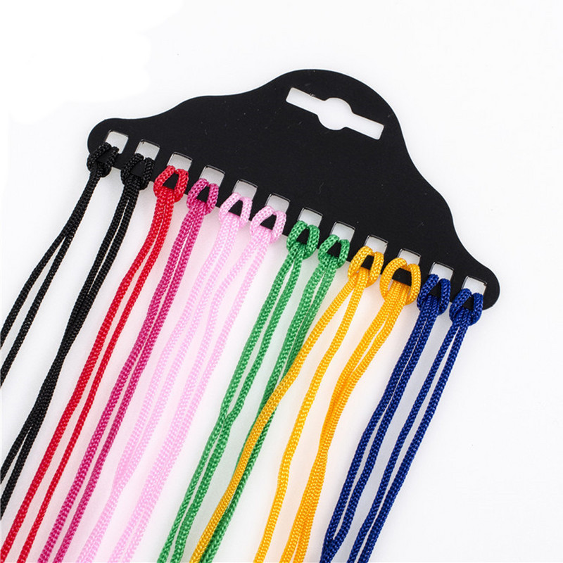 12kom Mješoviti/crni Žene Muškarci Protuklizne naočale Sunčane naočale Držač lančića Držač naočala Držač uzice Remen za oko vrata Uže Dodaci za naočale