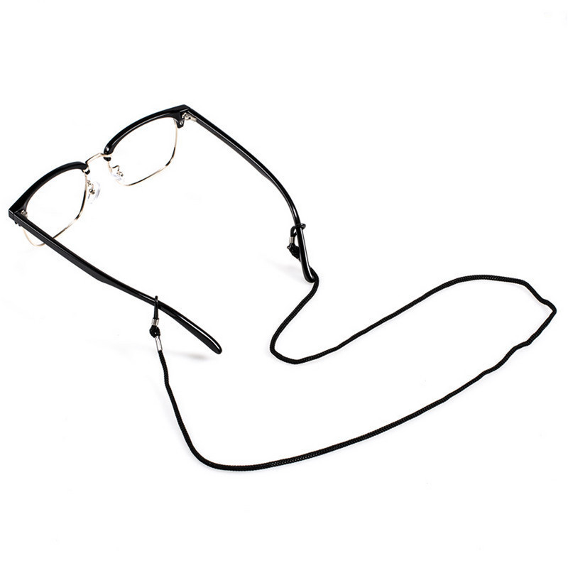 12kom Mješoviti/crni Žene Muškarci Protuklizne naočale Sunčane naočale Držač lančića Držač naočala Držač uzice Remen za oko vrata Uže Dodaci za naočale