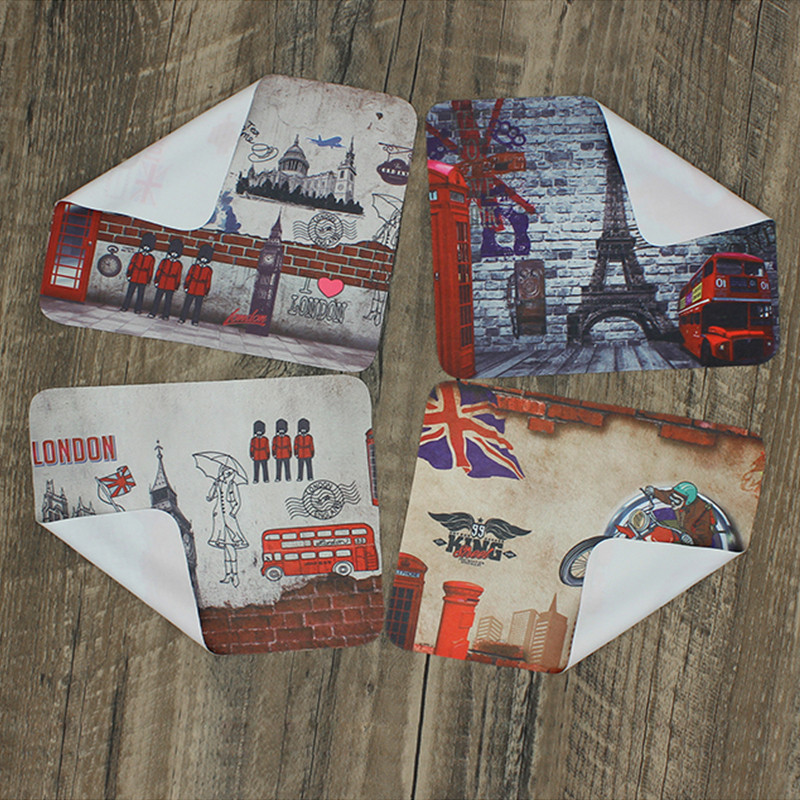 Komplet futrola za naočale s ispisom s tvrdom potporom od tkanine Kutija za sunčane naočale Puhasta unutrašnjost Zaštita od ogrebotina Britanski stil Dropship