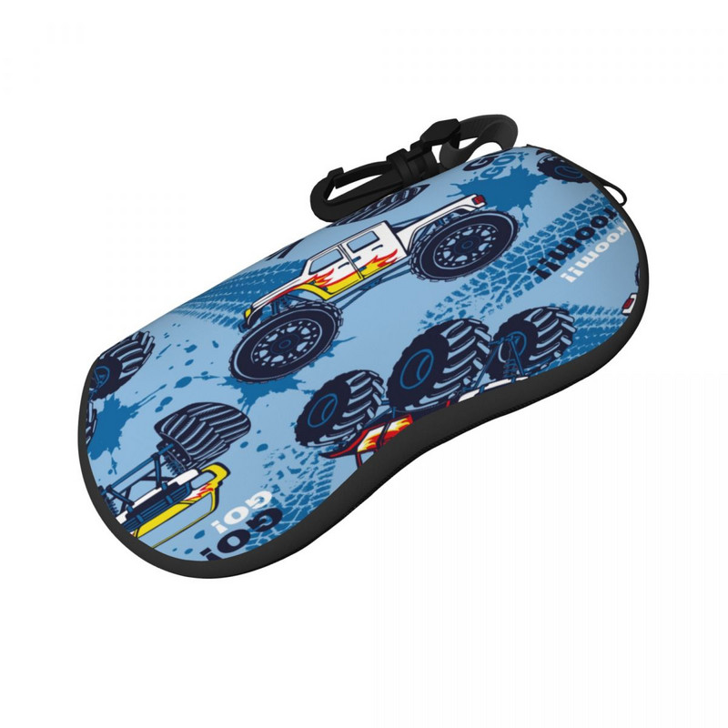 Akinių krepšys Apsauginis dėklas Monster Truck Automobiliai Moterys Vyrai Akinių dėklas Dėžutė Skaitymui Akiniai Dėžutės Priedai