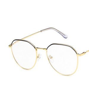 Nove moderne ženske uredske naočale protiv plavog svjetla, prevelike naočale za računalo, mačje oko, ženske plave blokirajuće okvire za velike naočale od legure