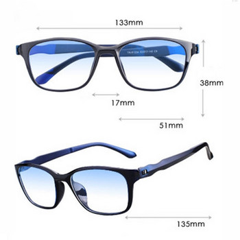 Tr90 Anti Blue Ray очила за четене Мъжки гъвкави висококачествени увеличителни пресбиопия Компютърни очила, очила Antifatigue 1.5 2.0