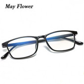 May Flower Classical Ultralight TR90 очила за четене за мъже и жени HD Anti-Blue Eyewear Glasses Presbyopia +1,25+1,75+2,25+2,75