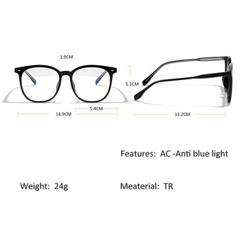 Swanwick голяма рамка анти синя светлина очила дамски TR90 модни компютърни квадратни очила рамка за мъже сиви кафяви прозрачни стъкла