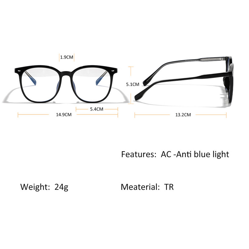 Swanwick nagy keret antikék fény szemüveg női TR90 divatos számítógép négyzet alakú szemüvegkeret férfiaknak szürke barna átlátszó lencse