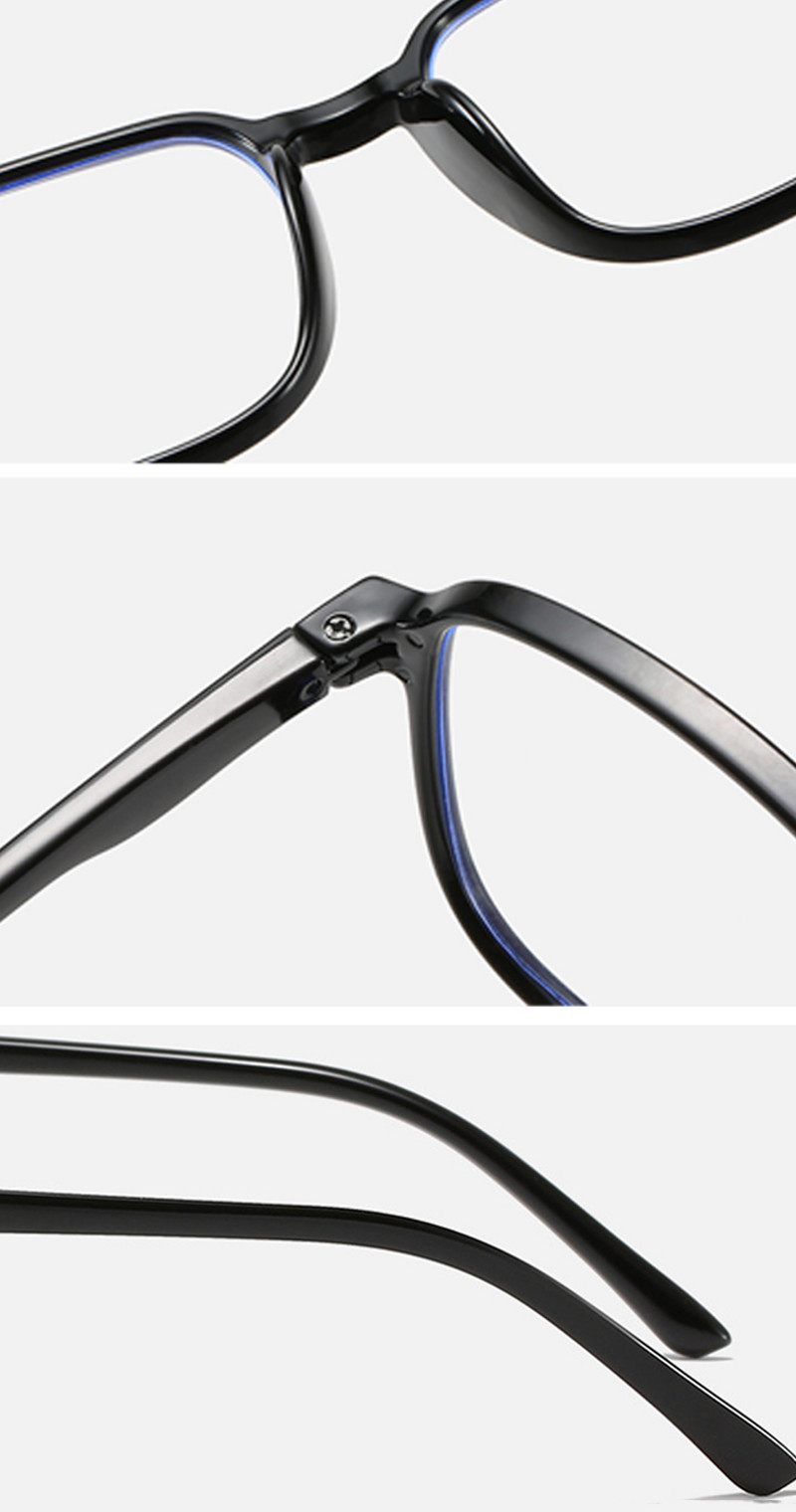 Seemfly -0,5 -1,0 -1,5 -2,0 -2,5 -3,0 -3,5 -4,0 Pabeigtas tuvredzība Brilles Vīriešiem Sievietēm Anti Blue Rays Kvadrātveida brilles ar tuvredzību