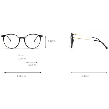 Peekaboo κορεατικού στυλ μεγάλος σκελετός γυαλιών για άνδρες μαύρο καφέ TR90 οπτικά γυαλιά γυναικεία μισά μεταλλικά διάφανα αξεσουάρ