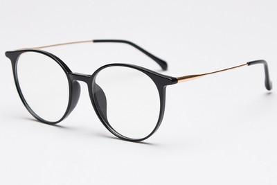 Peekaboo korejski veliki okvir za naočale za muškarce crno smeđe TR90 optičke naočale za žene polumetalni prozirni dodaci