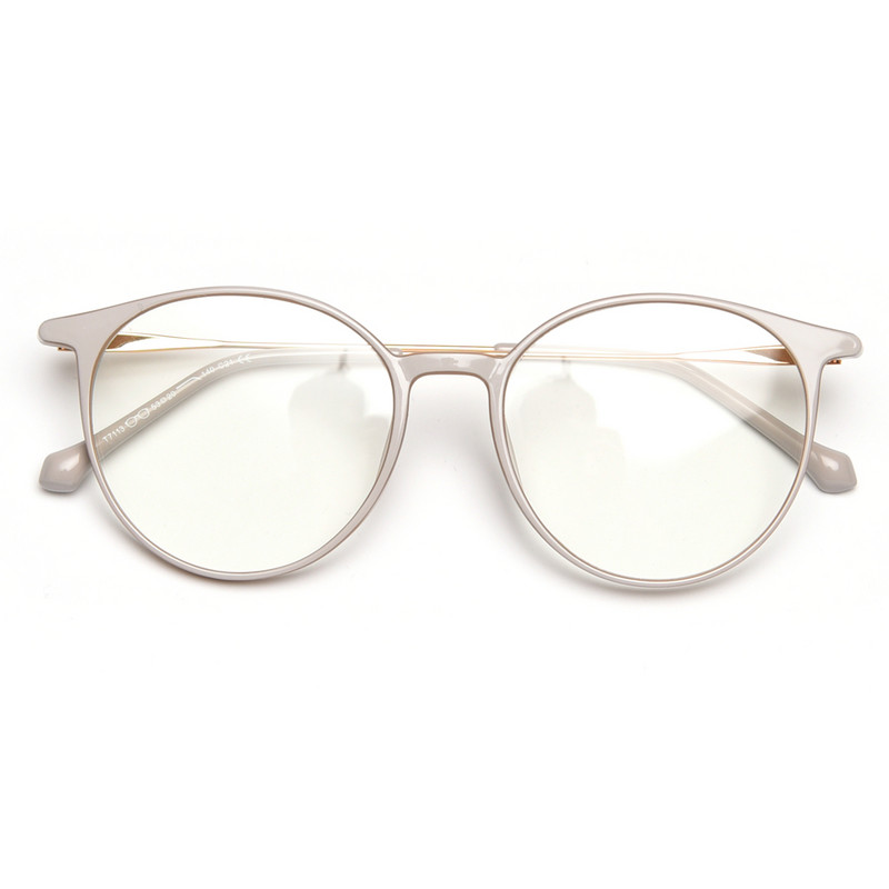 Peekaboo korejski veliki okvir za naočale za muškarce crno smeđe TR90 optičke naočale za žene polumetalni prozirni dodaci