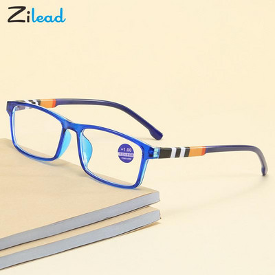Zilead Fashion Moterų Vyriški Skaitymo Akiniai Anti Blue Light Spausdinimo Rėmas Presbyopiniai Optiniai akiniai Kompiuteris Skaitymui Akiniai