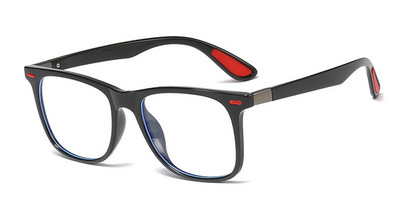 45843 TR90 Анти-синя светлина Квадратни рамки за очила Мъже Жени Оптични модни компютърни очила