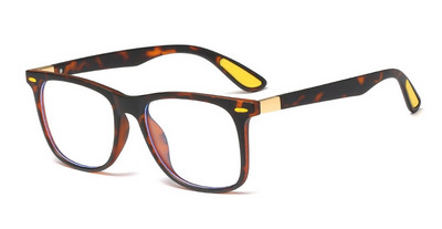 45843 TR90 Анти-синя светлина Квадратни рамки за очила Мъже Жени Оптични модни компютърни очила