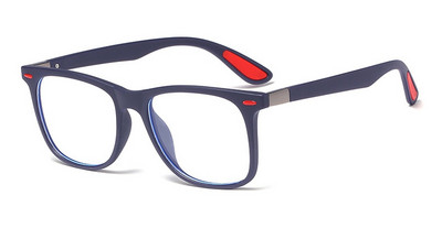 45843 TR90 Анти-синя светлина Квадратни рамки за очила Мъже Жени Оптични модни компютърни очила