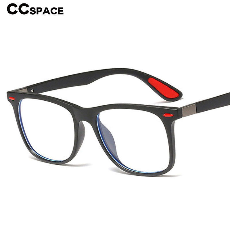 45843 TR90 Анти-синя светлина Квадратни рамки за очила Мъже Жени Оптични модни компютърни очила