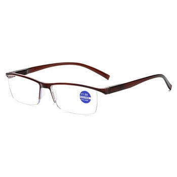 Fashion Ultra Light Half Rim Glasses Anti-Blu-Ray Reading Γυαλιά Ανδρικά και γυναικεία ρετρό συνταγογραφούμενα γυαλιά +100 έως +400