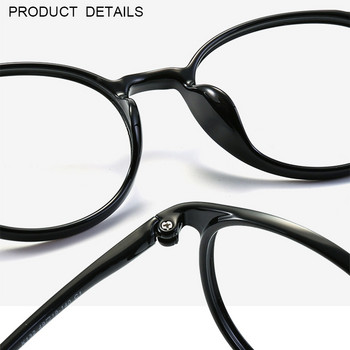 49-19-140 Корейски кръгли TR90 рамки за очила за късогледство с рецепта, мъже жени пластмасови титаниеви рамки за далекогледство FK132
