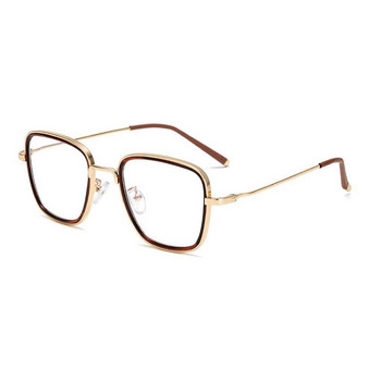 HOTOCHKI Модерни унисекс анти-радиационни очила Очила за ретро стил Жени/Мъже Популярни кръгли метални прозрачни очила рамка