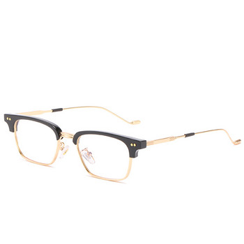 Нова ретро малка правоъгълна рамка за очила, модна ретро метална рамка, анти-сини очила за мъже, жени, малки квадратни слънчеви очила, мъж