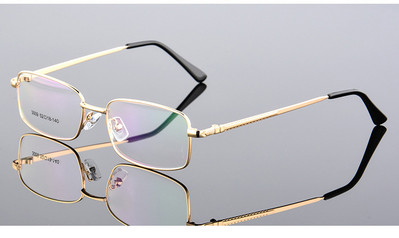 52-18-140 Muški i ženski četvrtasti okviri za optičke naočale od legure titana, okviri za dioptrijske naočale za kratkovidnost i dalekovidnost F3009