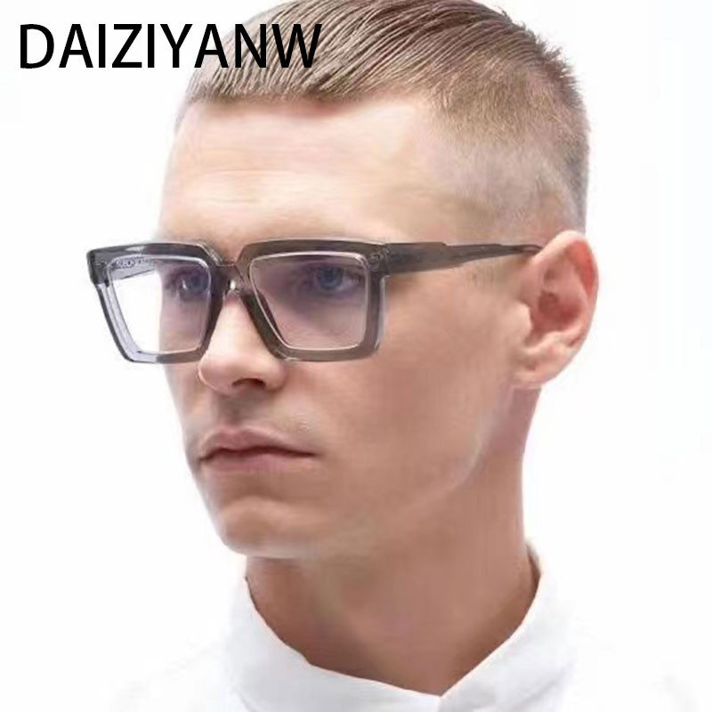 Četvrtasti modni veliki okvir Ženske leopard naočale Okvir Retro Jednostavne muške naočale za računalo protiv plave svjetlosti