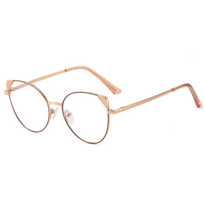 Seksi mačje oko protiv plave svjetlosti, metalni okviri za optičke naočale, muškarci, žene, modne računalne naočale 50977