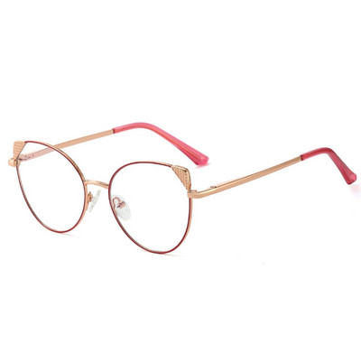 Seksi mačje oko protiv plave svjetlosti, metalni okviri za optičke naočale, muškarci, žene, modne računalne naočale 50977