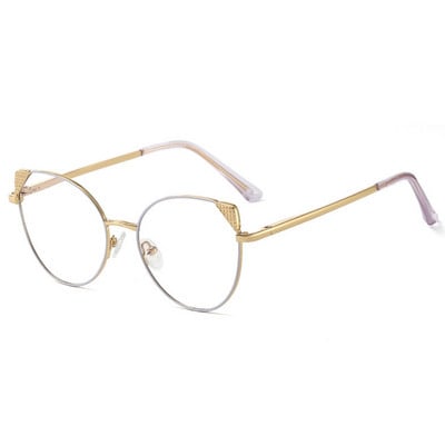 Seksi mačje oko protiv plave svjetlosti, metalni okviri za optičke naočale, muškarci, žene, modne računalne naočale 50977