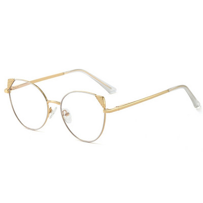 Seksi mačje oko protiv plave svjetlosti, metalni okviri za optičke naočale, muškarci, žene, modne računalne naočale 50977