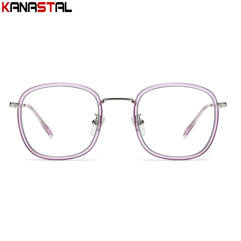 Ženske naočale za čitanje koje blokiraju plavo svjetlo Muške retro TR90 metalne kvadratne okvire za računalne naočale Optičke naočale protiv zračenja