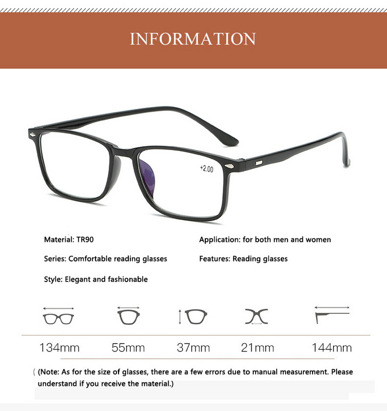 Naočale za čitanje protiv plavog svjetla Zaštita od zračenja za muškarce i žene Optičke računalne naočale TR90 naočale Gafas De Lectura