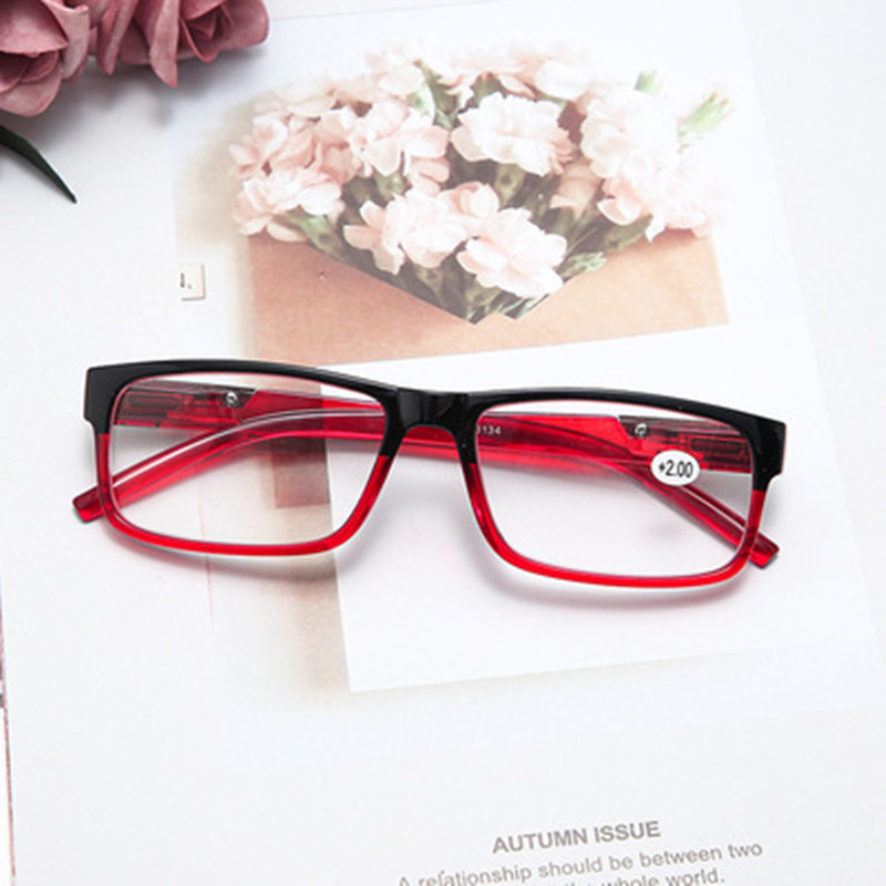 Nauji kvadratinio rėmelio skaitymo akiniai moterims, vyrams, hiperopijos akiniai, HD antiradiaciniai akiniai +1.0,+1.5,+2.0,+2.5,+3.0,+3.5,+4.0