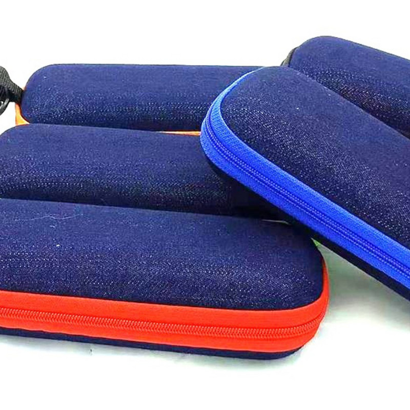 1 komplekts Izturīgas cietās brilles Brilles Saulesbrilles Case Travel Pack Soma Briļļu kastīte Āķis Zils/Melns/Oranžs/Zaļš/Sarkans