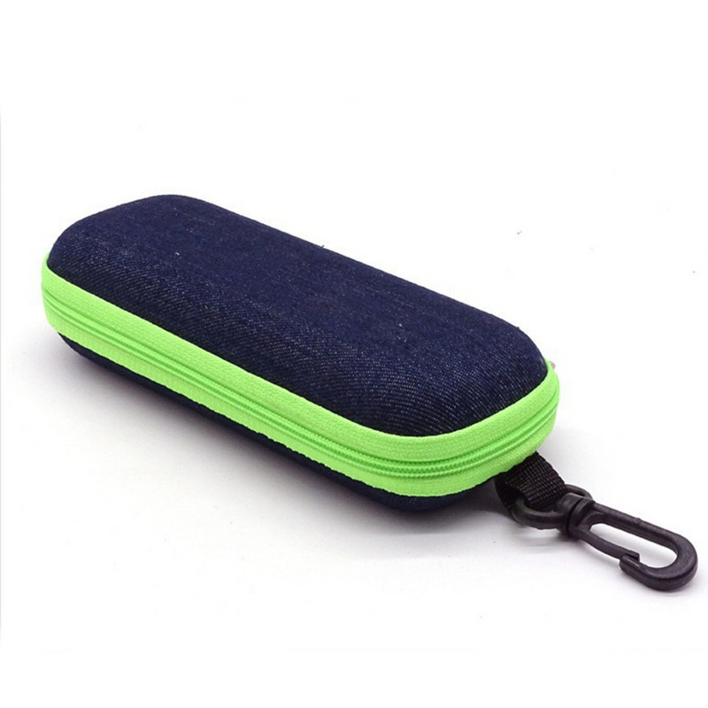 1 komplekts Izturīgas cietās brilles Brilles Saulesbrilles Case Travel Pack Soma Briļļu kastīte Āķis Zils/Melns/Oranžs/Zaļš/Sarkans