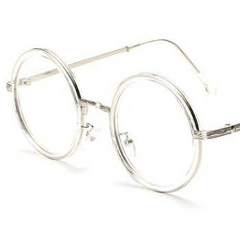 Модни оптични очила Унисекс Кръгли очила Анти-UV очила Ретро очила с големи рамки