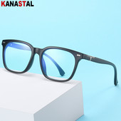 Muške naočale za blokiranje plavog svjetla Retro TR90 Računalni četvrtasti okviri za naočale protiv umora Ženske dioptrijske naočale