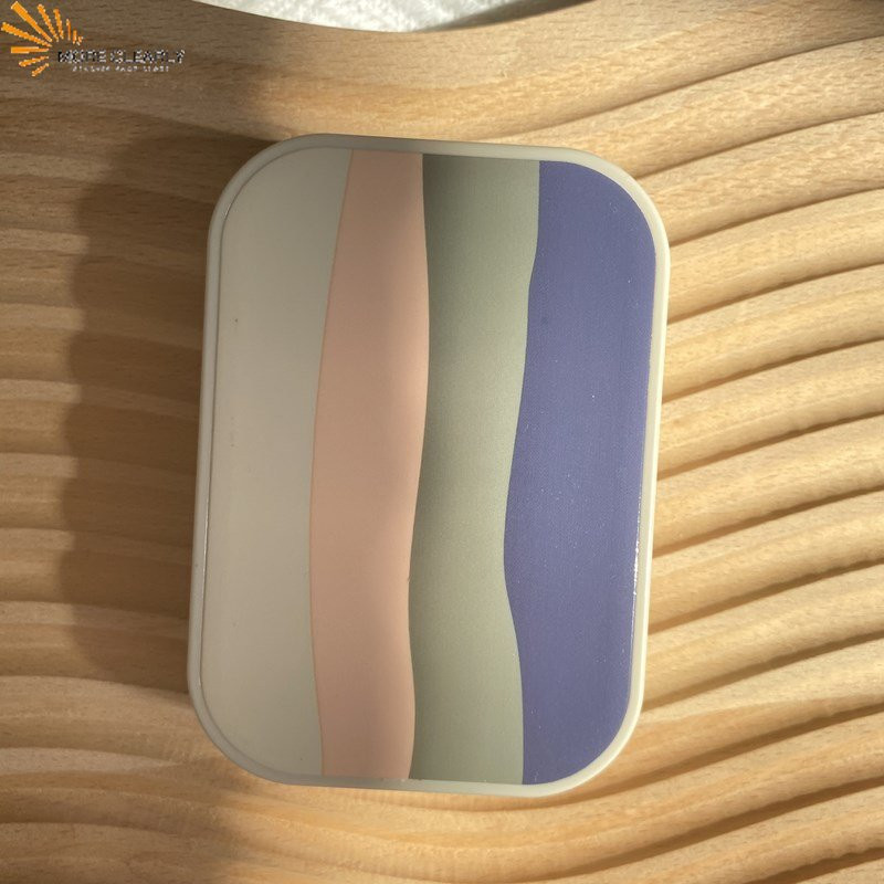 Θήκη φακών επαφής Ins Stripe Leopard Print Companion Care Box Κουτί αποθήκευσης φακών επαφής Κουτί αποθήκευσης φακών Χαριτωμένη θήκη φακών επαφής