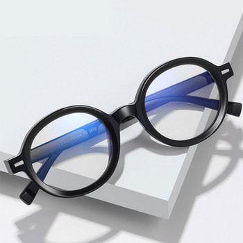 TR90 Anti Blue Light Кръгли пънк рамки за оптични очила Мъже Жени Модни компютърни очила 50792