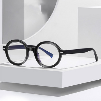 TR90 Anti Blue Light Кръгли пънк рамки за оптични очила Мъже Жени Модни компютърни очила 50792