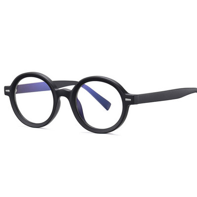 TR90 Anti Blue Light Round Punk Optical Glasses Frames Men Women Fashion Computer Eyeglasses 50792