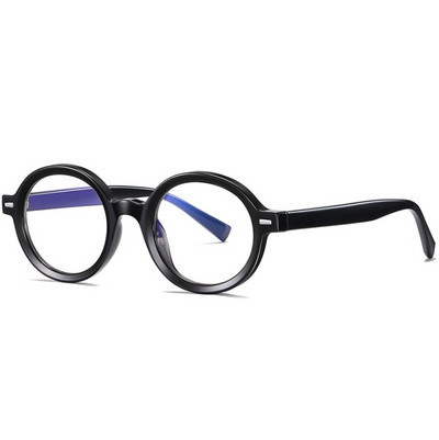TR90 Anti Blue Light Кръгли пънк рамки за оптични очила Мъже Жени Модни компютърни очила 50792
