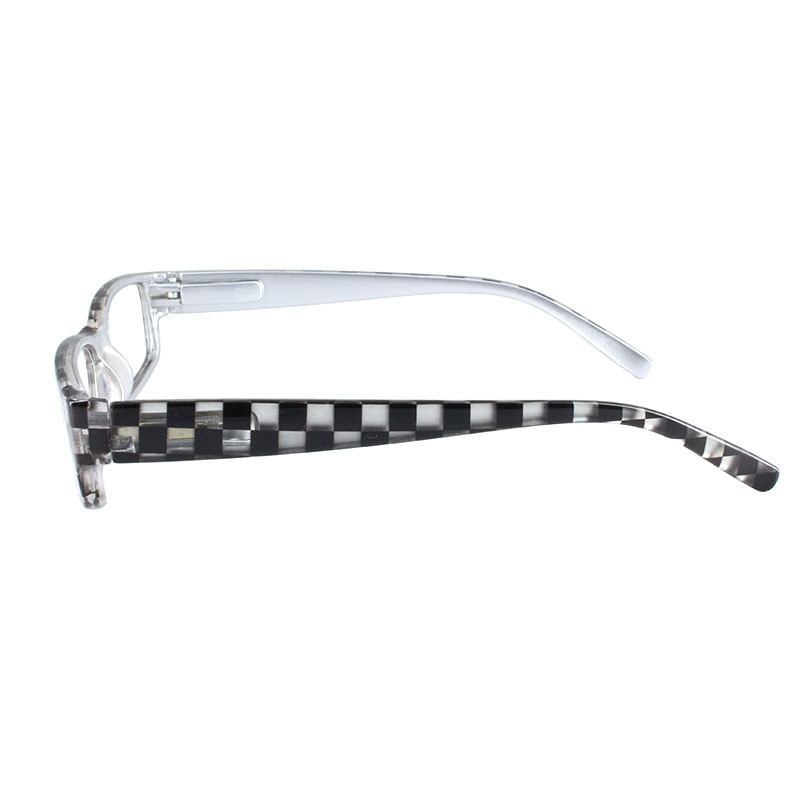 Gmei Optical Classic plastikinis stačiakampis akinių rėmelis su spyruokliniais vyriais, skirtas vyriškiems receptiniams akiniams T8091