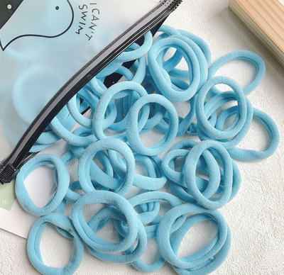 30/50PCS/Set Žene Djevojke Osnovne gumice za kosu Jednostavne jednobojne elastične trake za glavu Užad za kosu Vezice Dodaci za kosu Držač za rep