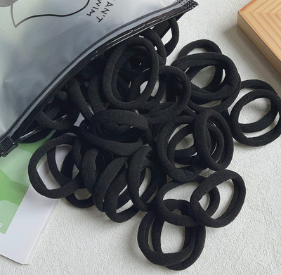 30/50PCS/Set Žene Djevojke Osnovne gumice za kosu Jednostavne jednobojne elastične trake za glavu Užad za kosu Vezice Dodaci za kosu Držač za rep