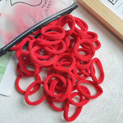 30/50PCS/Set Žene Djevojke Osnovne gumice za kosu Jednostavne jednobojne elastične trake za glavu Užad za kosu Vezice Dodaci za kosu Držač za rep