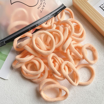 30/50PCS/Set Žene Djevojke Osnovne gumice za kosu Jednostavne jednobojne elastične trake za glavu Užad za kosu Vezice Dodaci za kosu Držač za rep