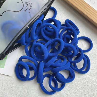 30/50PCS/Set Žene Djevojke Osnovne gumice za kosu Jednostavne jednobojne elastične trake za glavu Užad za kosu Vezice Dodaci za kosu Držač za rep