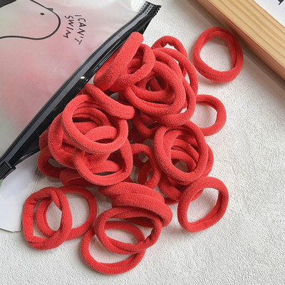 30/50PCS/Set Žene Djevojke Osnovne gumice za kosu Jednostavne jednobojne elastične trake za glavu Užad za kosu Vezice Dodaci za kosu Držač za rep